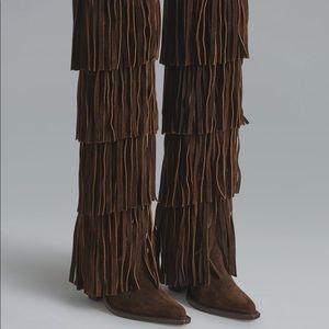 DSQUARED2 Full Fringe Western Boots